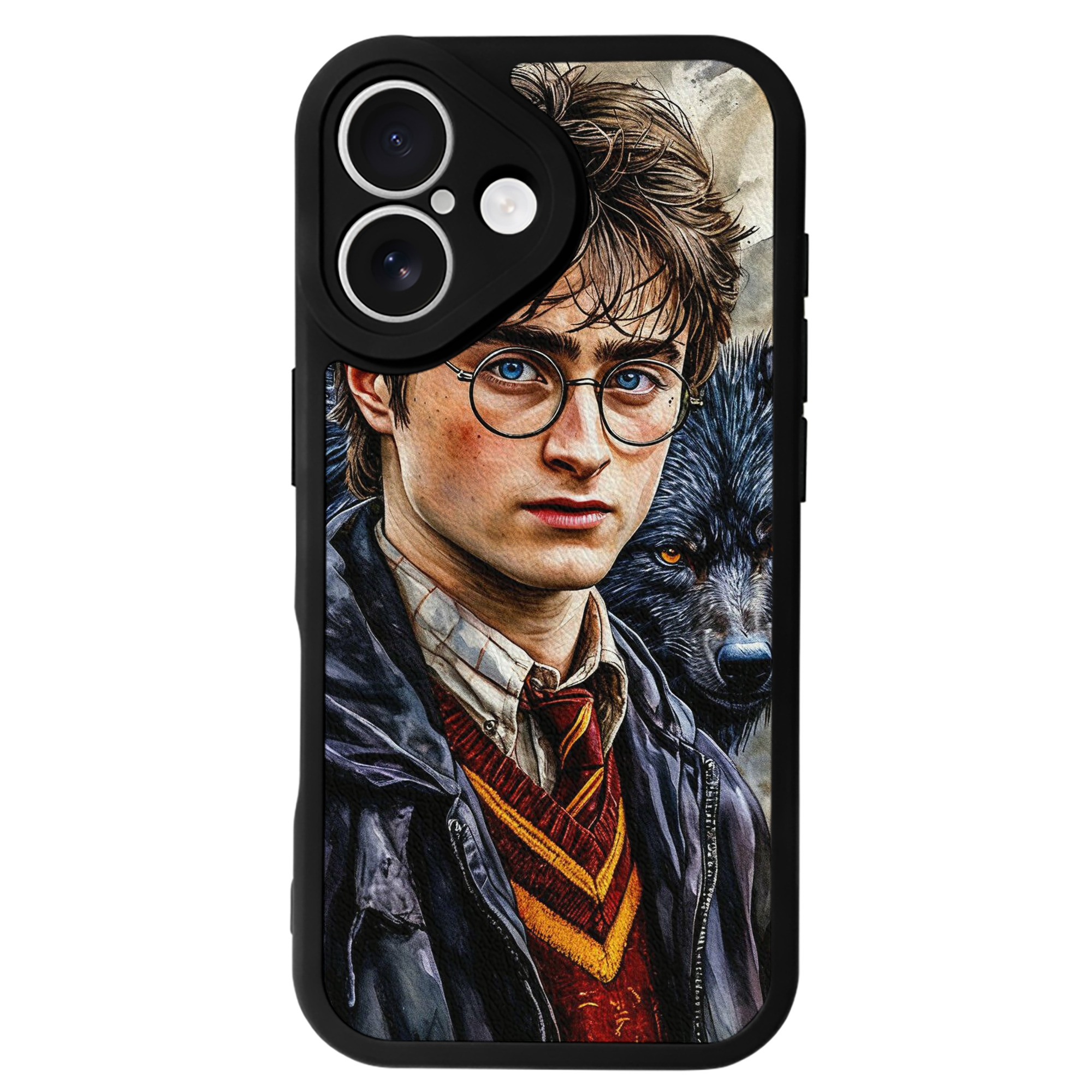 （画像用） Harry Potter ハリー・ポッターシリーズ 【iPhone 16シリーズ対応】シリコンスマホケース（レザー調） 材質：シリコン